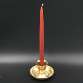 12 Inch Brown Taper Candle
