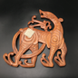 Celtic Hound Wall Hanging in Mahogany