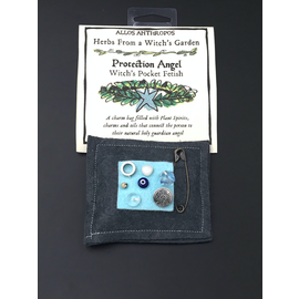 Protection Angel Witch’s Pocket Fetish - Herbs from a Witch’s Garden