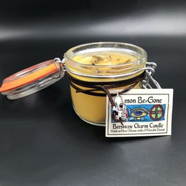 Demon Be-Gone Beeswax Charm Candle 7.4oz