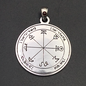 The First Pentacle of Mars in Iron with Garnet