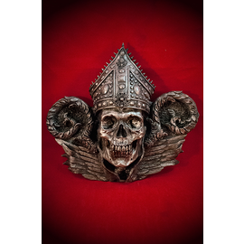 Bishop Thanatos Wall Plaque in Silver Finish