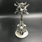 Requiem Monstrance Candlestick Holder in Silver Finish