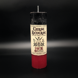 Hex Pillar Candle - Curse Reverse