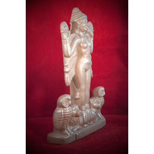 Lilith Large Statue in Silver Brown Stone Finish