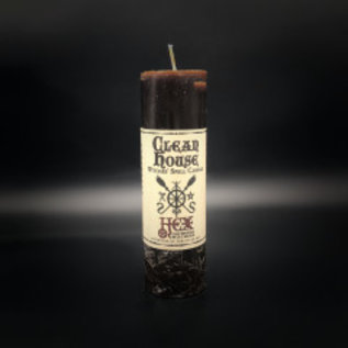 Hex Pillar Candle - Clean House