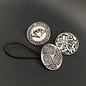 Pewter Celtic Hair Bobbles in Pewter - Made in Ireland