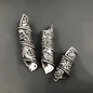 Set of 3 Hair/Beard Beads in Celtic Design in Pewter - Made in Irleand