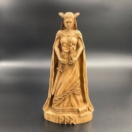 Ash Wooden Var Statue - 8.4 inches Tall