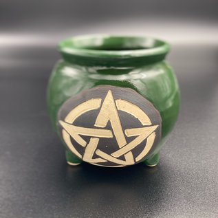 Upright Pentagram Cauldron Mug without Handle
