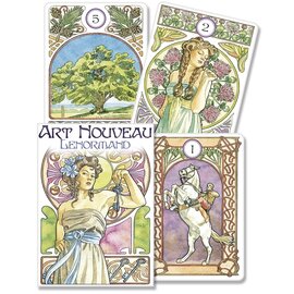 Llewellyn Worldwide Art Nouveau Lenormand Oracle by Lunaea Weatherstone, Antonella Castelli