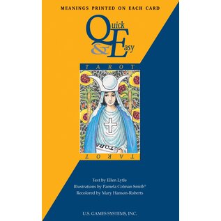 U.S. Games Systems Quick and Easy Tarot - by Ellen Lytle (Text by), Pamela Colman Smith (Illustrator), Mary Hanson-Roberts (Contribution by)