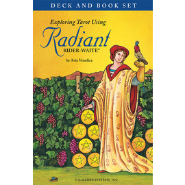 U.S. Games Systems Exploring Tarot Using Radiant Rider-Waite Tarot
