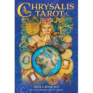 U.S. Games Systems Chrysalis Tarot Deck and Book Set - by Holly Sierra and Child Sierra