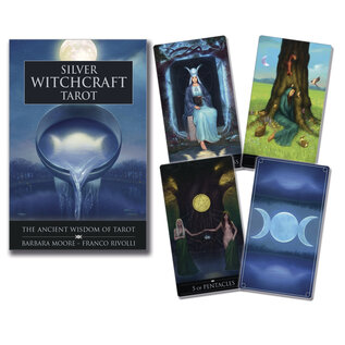 Llewellyn Publications Silver Witchcraft Tarot Kit - by Barbara Moore and Franco Rivolli