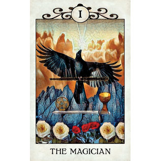 U.S. Games Systems Crow Tarot - by Mj Cullinane