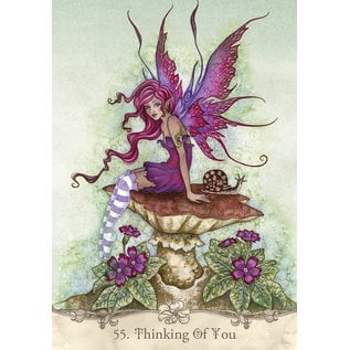 U.S. Games Systems Fairy Wisdom Oracle Deck & Book Set - by Amy Brown