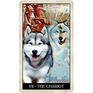 U.S. Games Systems Wise Dog Tarot - by MJ Cullinane