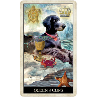 U.S. Games Systems Wise Dog Tarot - by MJ Cullinane