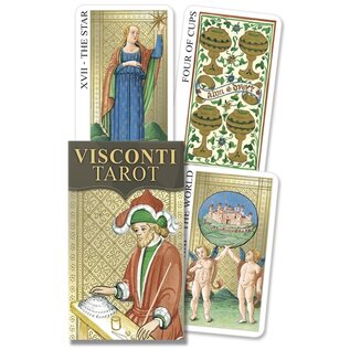 Llewellyn Publications Visconti Tarot Mini - by Lo Scarabeo