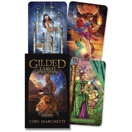 Llewellyn Worldwide Gilded Tarot Royale Mini by Ciro Marchetti