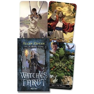 Llewellyn Worldwide Witches Tarot Mini - by Ellen Dugan, Mark Evans