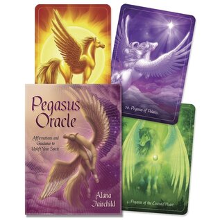 Llewellyn Worldwide Pegasus Oracle: Affirmations and Guidance to Uplift Your Spirit - by Alana Fairchild, Ekaterina Golovanova