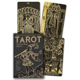Llewellyn Publications Tarot Gold & Black Edition - by Arthur Edward Waite, Pamela Colman Smith, Mary K. Greer