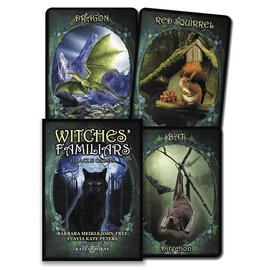 Llewellyn Worldwide Witches' Familiars Oracle Cards by Barbara Meiklejohn-Free, Flavia Kate Peters, Kate Osborne
