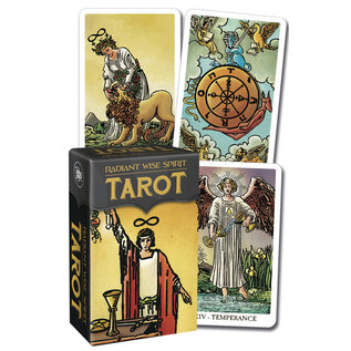 Llewellyn Publications Radiant Wise Spirit Tarot Mini - by Arthur Edward Waite, Pamela Colman Smith, Sasha Graham