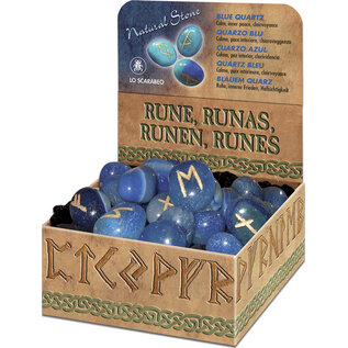 Llewellyn Worldwide Blue Quartz Runes - by Lo Scarabeo