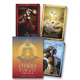 Llewellyn Worldwide Chakra Insight Oracle: A Transformative 49-Card Deck by Caryn Sangster, Amy Edwards