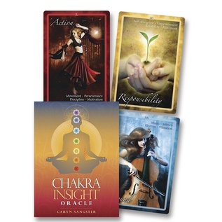 Llewellyn Publications Chakra Insight Oracle: A Transformative 49-Card Deck - by Caryn Sangster, Amy Edwards