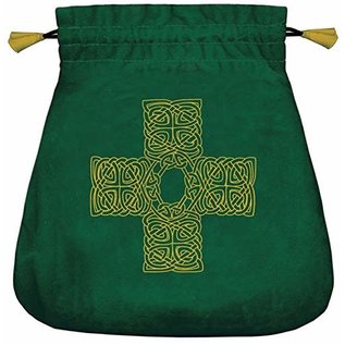 Llewellyn Worldwide Celtic Cross Velvet Bag - by Lo Scarabeo