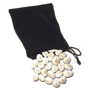 Llewellyn Worldwide White Onyx Runes [With Booklet] - by Lo Scarabeo