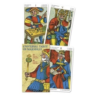 Llewellyn Worldwide Universal Tarot of Marseille - by Claude Burdel and Lo Scarabeo