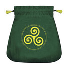 Llewellyn Publications Celtic Triskel Velvet Bag