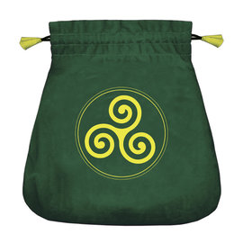 Llewellyn Worldwide Celtic Triskel Velvet Bag