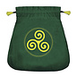Llewellyn Worldwide Celtic Triskel Velvet Bag - by Lo Scarabeo