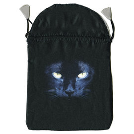 Llewellyn Publications Black Cat Satin Tarot Bag