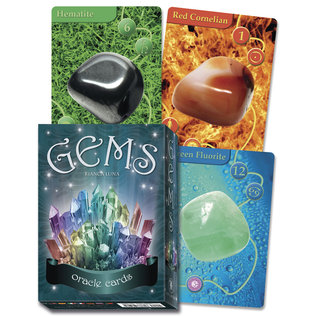 Llewellyn Publications Gems Oracle Cards - by Bianca Luna