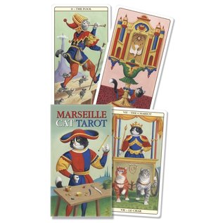 Llewellyn Publications Marseille Cat Tarot - by Lo Scarabeo