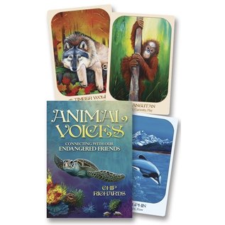 Llewellyn Publications Animal Voices Oracle: Connecting with Our Endangered Friends - by Chip Richards, Susan Farrell