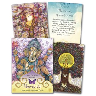 Llewellyn Worldwide Namaste Blessing & Divination Cards - by Toni Carmine Salerno