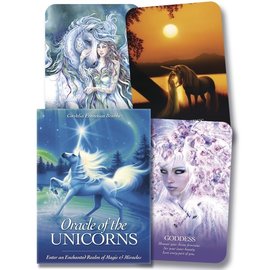 Llewellyn Worldwide Oracle of the Unicorns: Enter an Enchanted Realm of Magic & Miracles by Cordelia Francesca Brabbs
