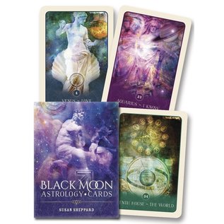Llewellyn Publications Black Moon Astrology Cards - by Susan Sheppard, Jane Marin