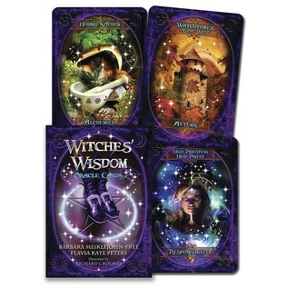Llewellyn Publications Witches' Wisdom Oracle Cards - by Barbara Meiklejohn-Free and Flavia-Kate Peters
