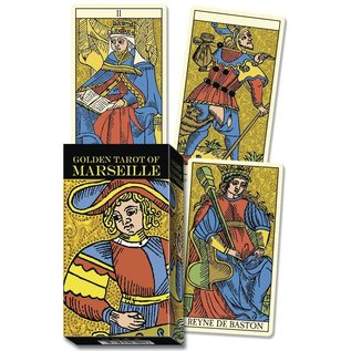 Llewellyn Publications Golden Tarot of Marseille - by Lo Scarabeo