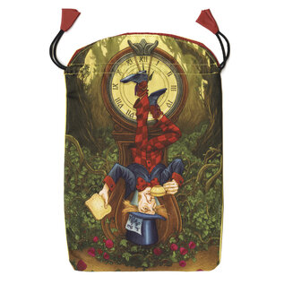 Llewellyn Publications Wonderland Tarot Satin Bag - by Barbara Moore and Eugene Smith