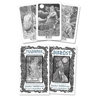 Llewellyn Publications Yggdrasil: Norse Divination Cards - by Haukur Halldórsson and G. Hauksdóttir